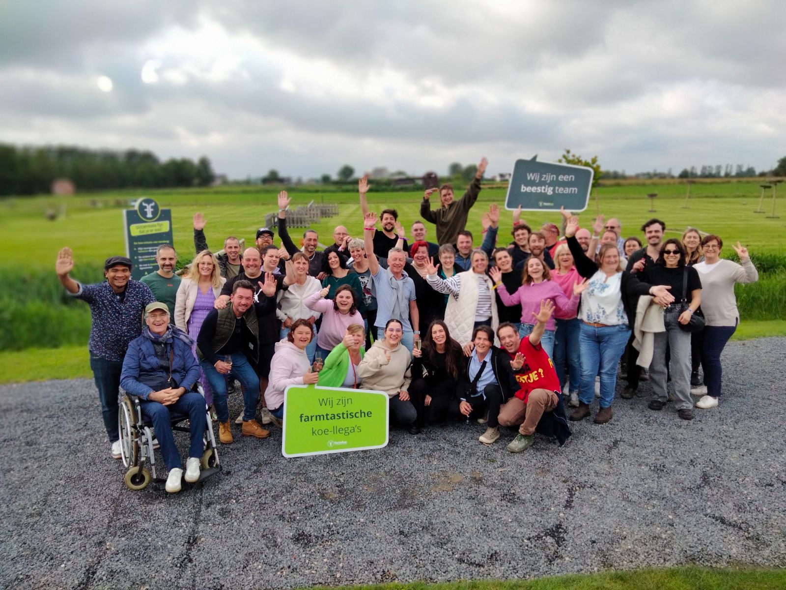 Een beestig personeelsfeest bij Farmfun in Aalter! 